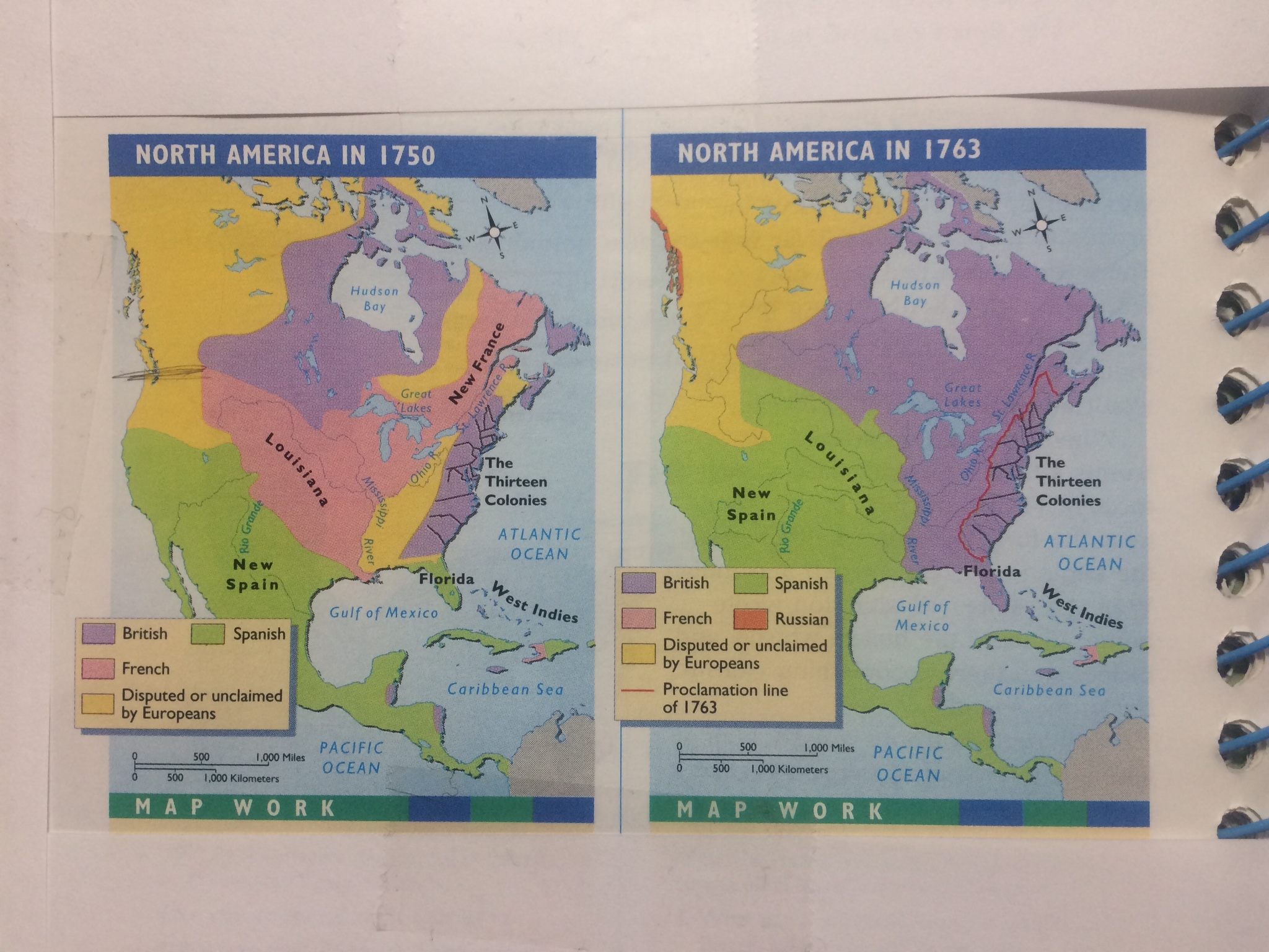 French And Indian War Map Ms Albertson s 5th Grade