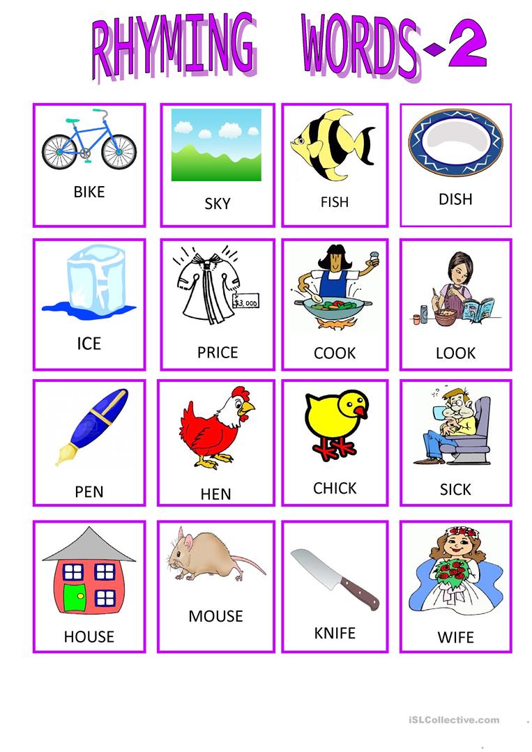 Rhyming Words Games Online Free