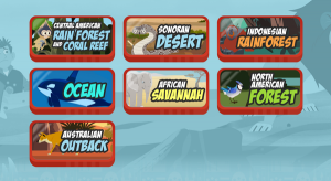 wild kratts habitiats