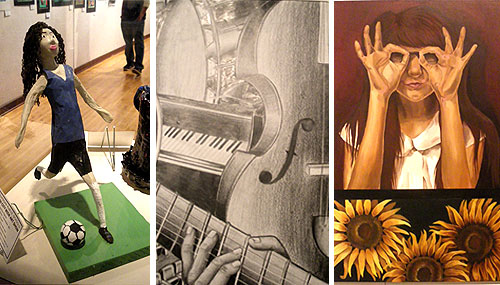 Sculpture, Drawing & Painting