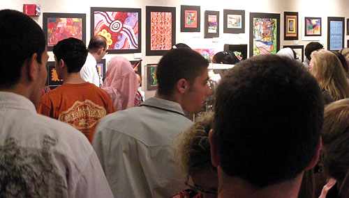 Supportive family and friends attended the show
