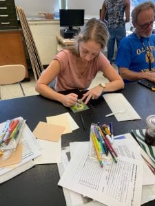 Art teachers making art.