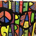 Miller Peace Garden is spelled out next to a peace sign.