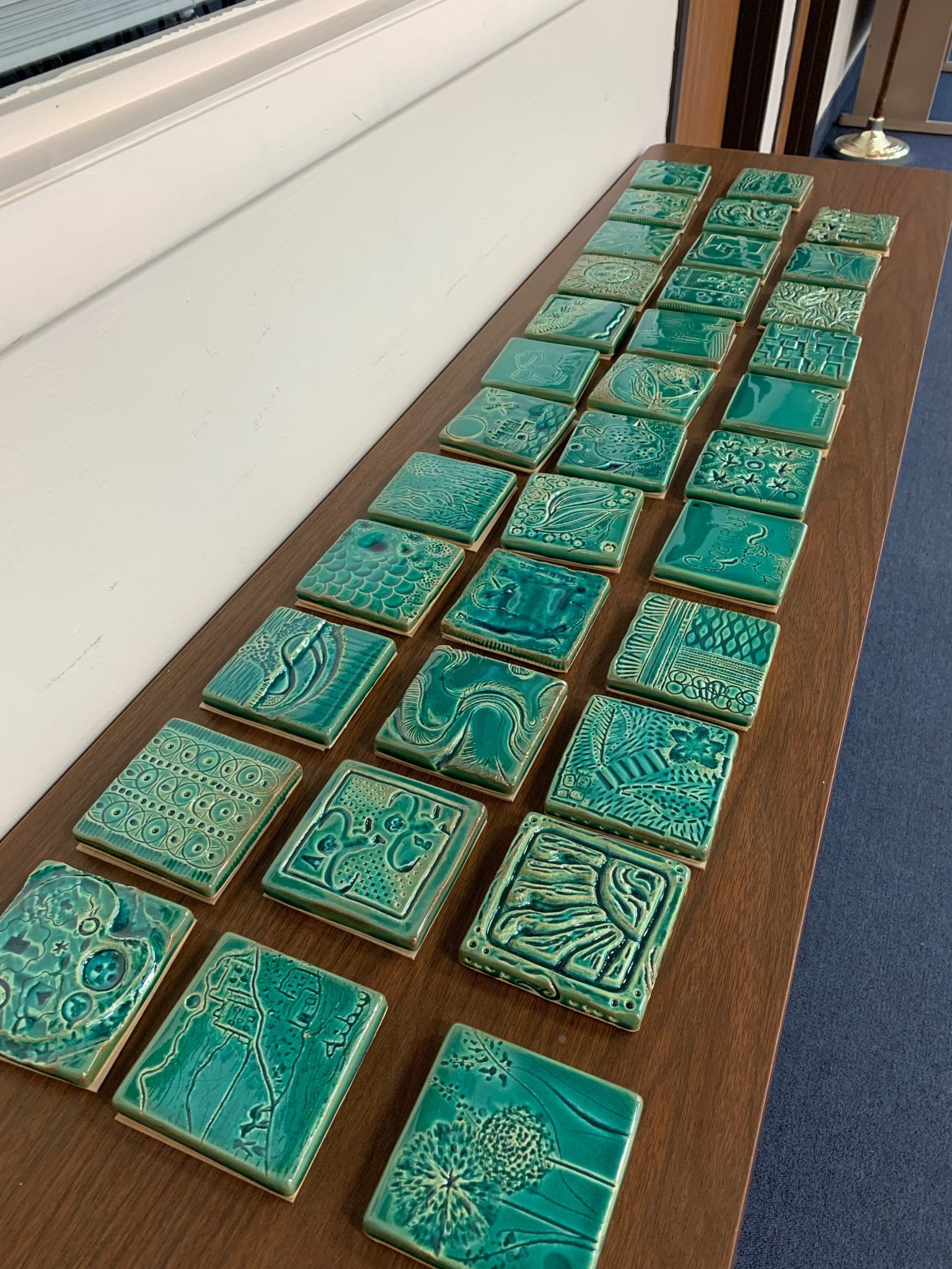 Teacher made Motawi tiles! Art Department
