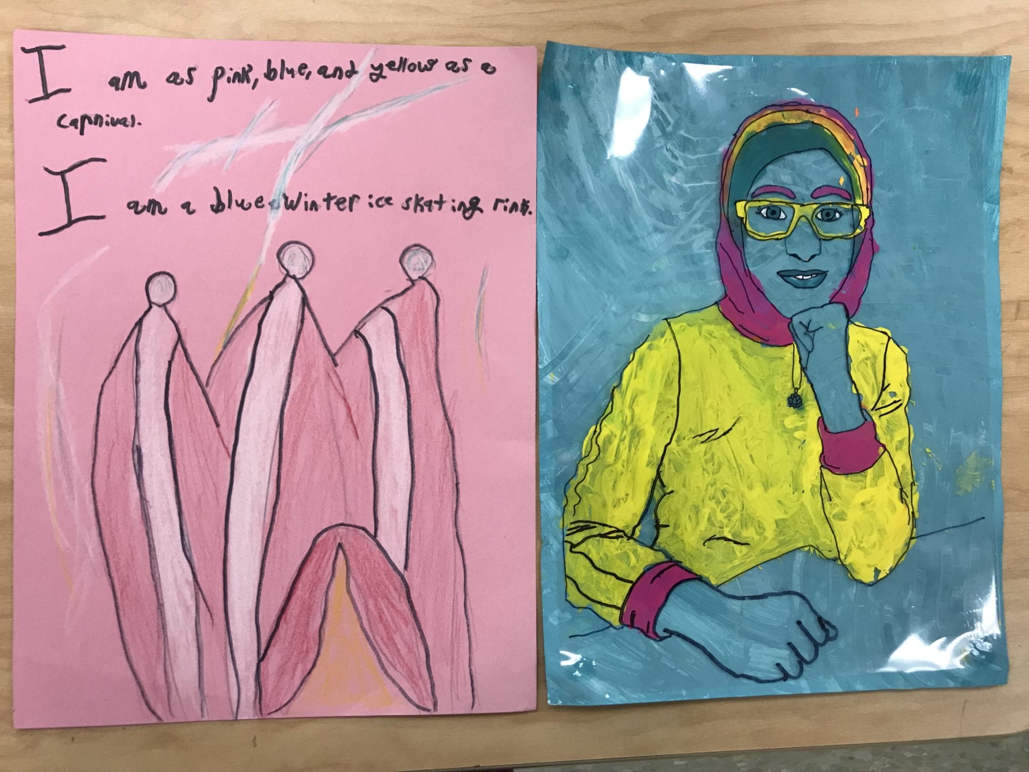 Fifth Grade Symbolically-Colored Self-Portraits – Art With Ms. Bruce