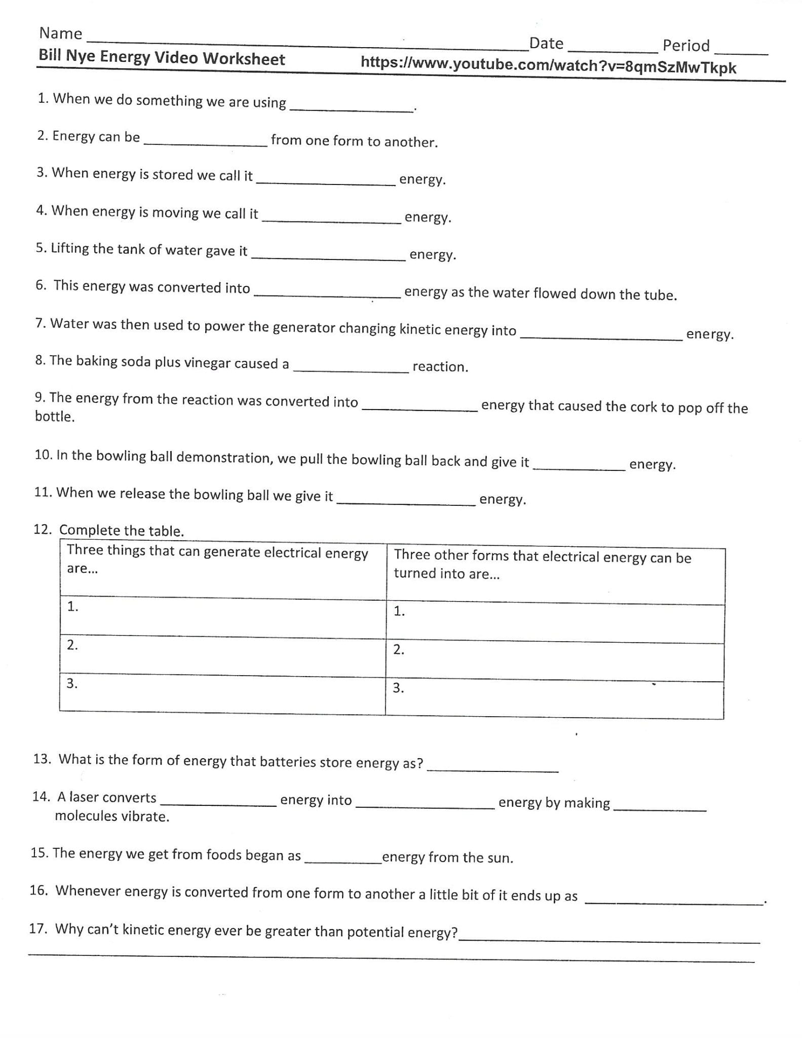 Mrs Bourdage's 7th Grade Science