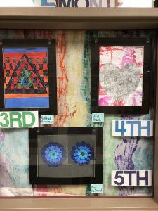 February Gallery of the Month Artwork for 3rd grade, 4th grade, and 5th grade