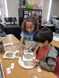 using screens to separate rocks