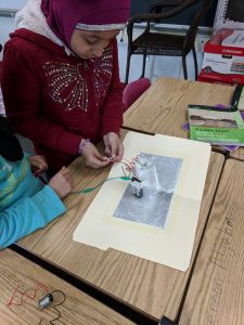 students making a robot