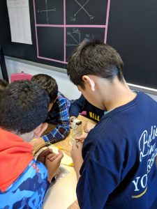 students making a robot