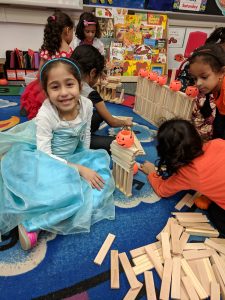 Student created pumpkin fence.