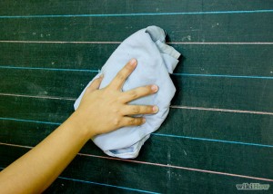 chalkboard washing