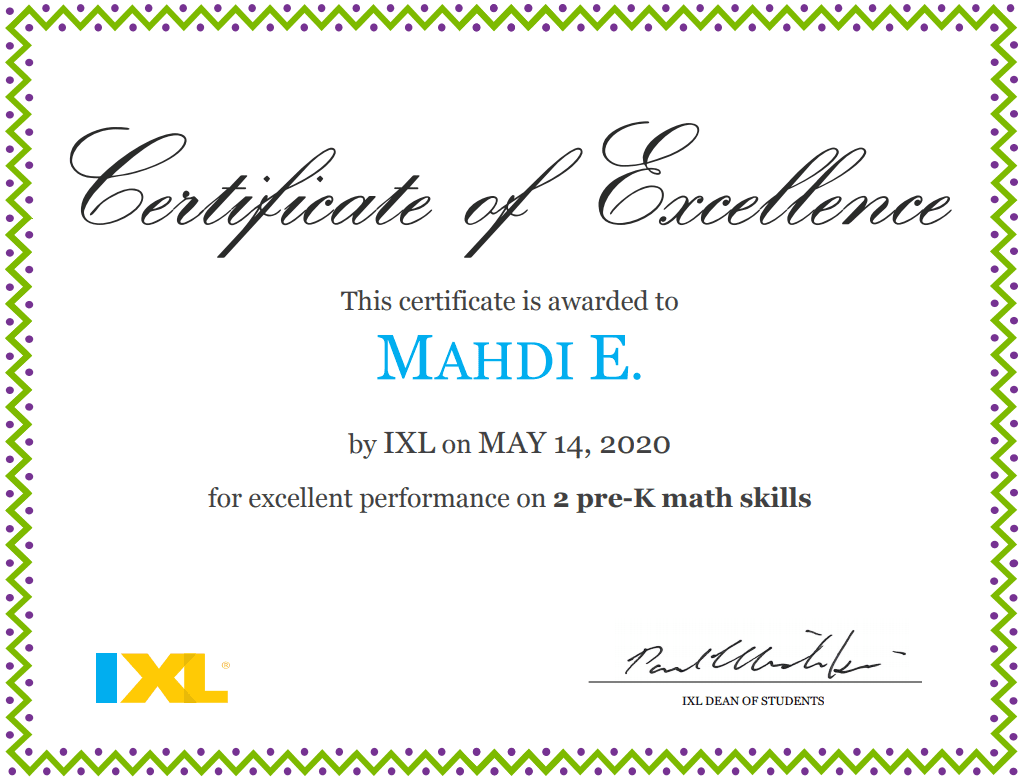 IXL Certificates Ms Phoebe s Early Childhood Special Education ixl-certificates-ms-phoebe-s-early-childhood-special-education