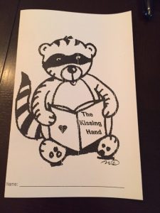 This is the "Kissing Hand" card we made for you to keep at home!