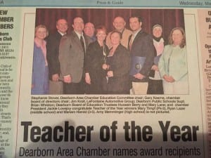 2014 Teacher of the Year