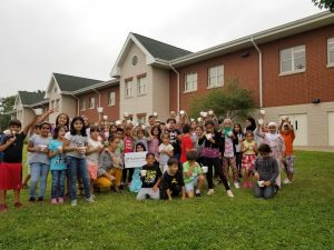 Students in front of McCollough Elementary
