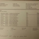 JV Schedule