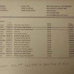 Varsity Schedule