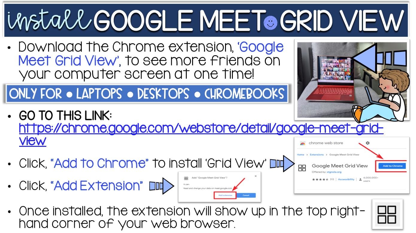 How To Change Google Meet Settings for Grid View » Mrs. Isham's