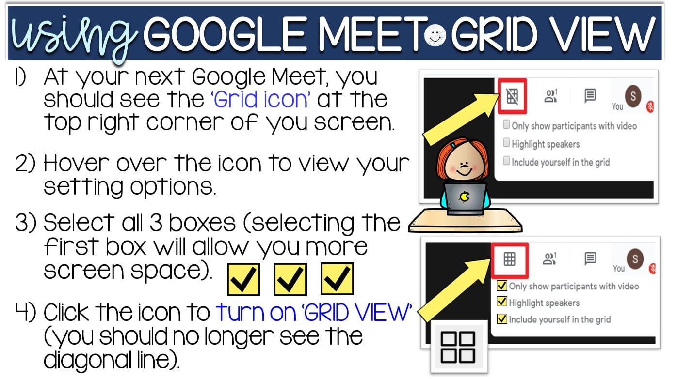 How To Change Google Meet Settings for Grid View » Mrs. Isham's