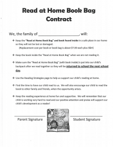 Book Bag Contract page 2