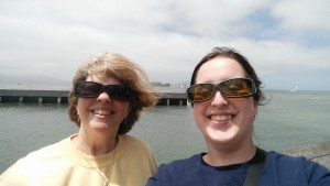 Katie and Elizabeth on Peir 39