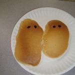 ghost shaped pancakes