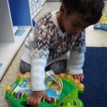 Student reading