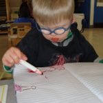 student coloring