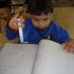 student coloring