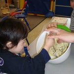 student cooking