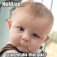 Image result for retake quiz memes
