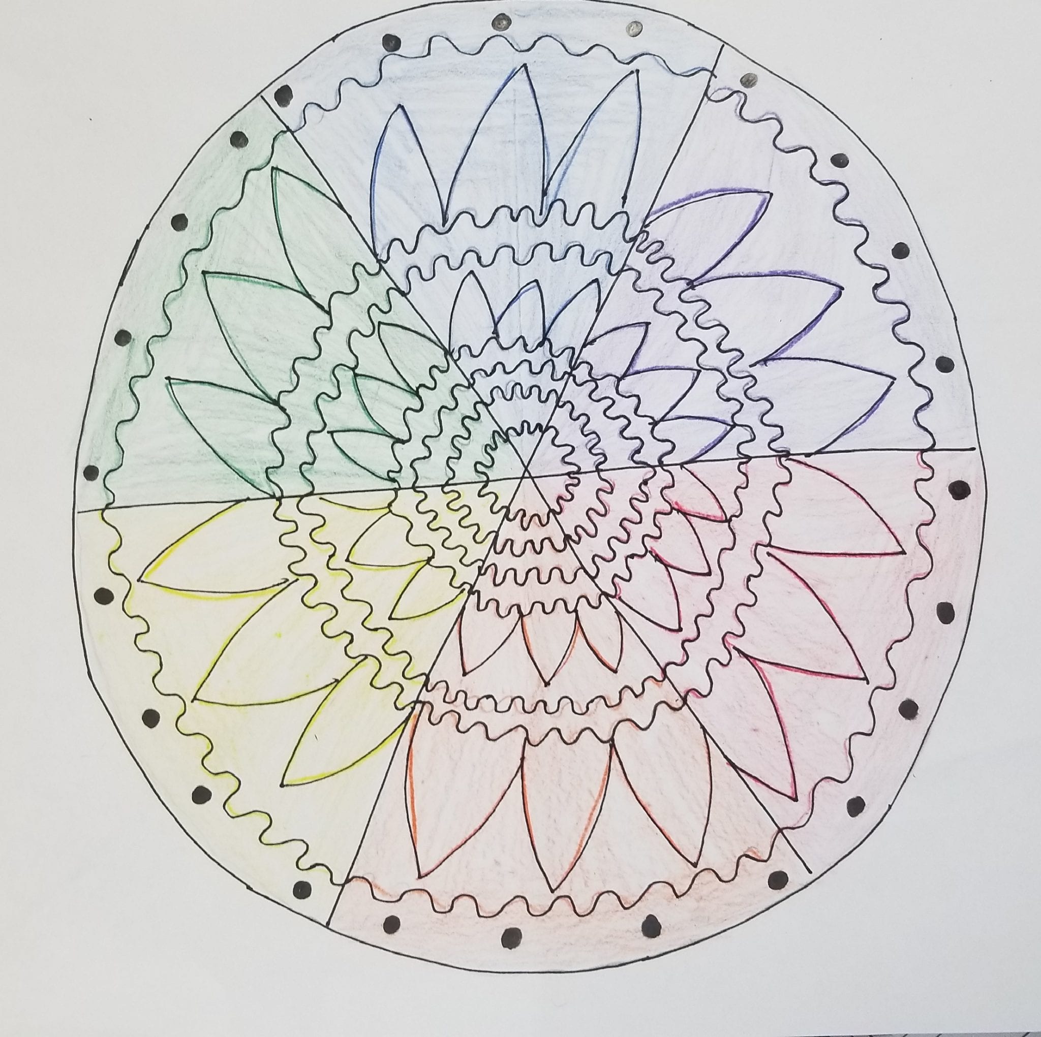 Color Wheels! – Mrs. Kruger – Lowrey Middle School Art