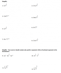 Simplifying Rational Exponents