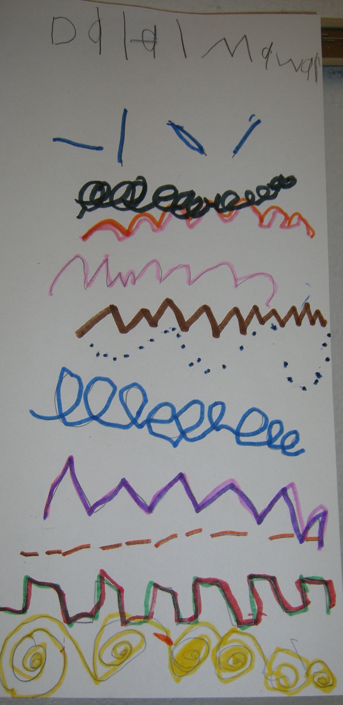 Kindergarten Lines! | Maples Elementary K-5 Art Mrs. Briggs