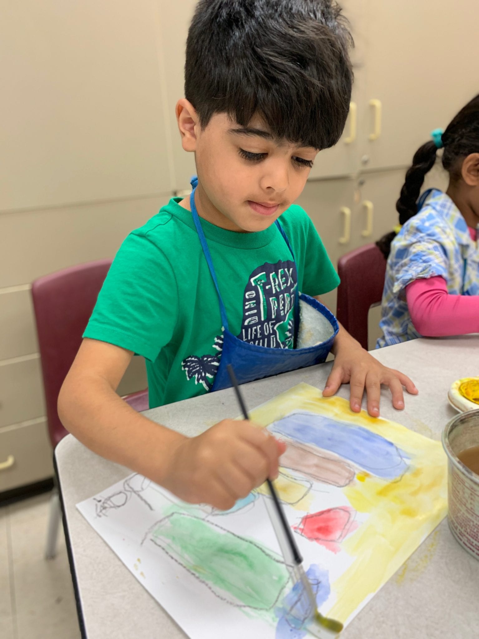 Kindergarten drawing shapes! | Maples Elementary K-5 Art Mrs. Briggs