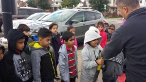 Our visit from the firefighters!