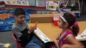 We used our senses of sight and touch to explore gourds. We brainstormed a list of words on a circle map to describe how our gourds felt.