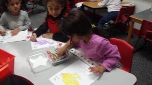 We glued pictures of things that begin with Gg onto the goose's eggs.