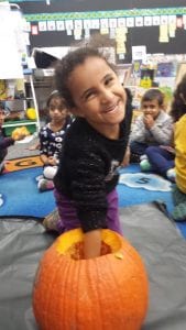 We are investigating...What is inside of our pumpkin?...