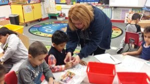 Mrs. Lilly, our school OT, came into our classroom to help the children learn how to correctly grip a crayon and pencil.
