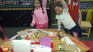 We are creating goods to trade with friends!