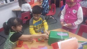 We worked together to create leprechaun traps!