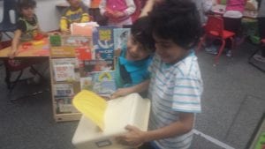 We worked together to create leprechaun traps!