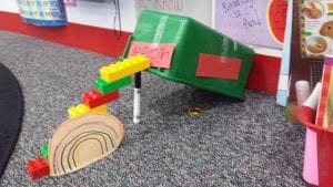 We made leprechaun traps!