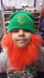 Many friends wore green!
