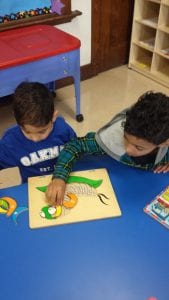 We are working with puzzles!