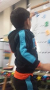 We are identifying numbers 1-5!