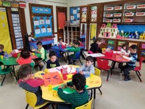 We practiced making the letter M!