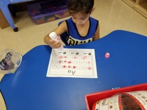 We used dabbers to find Aa's!